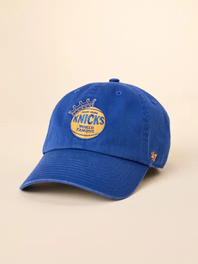 Faherty Ny Knicks X '47 Clean Up Hat In Royal