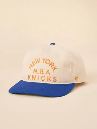 Faherty Ny Knicks X '47 Hitch Lc Hat In Natural
