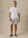 Faherty Oasis Drawstring Short In Gray