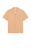 Faherty Oasis Shirt In Gold