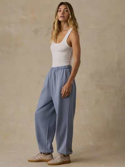 Faherty Oceanside Fleece Relaxed Jogger Pants In Blue