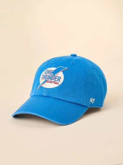Faherty Oklahoma City Thunder X '47 Clean Up Hat In Blue Raz