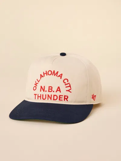 Faherty Oklahoma City Thunder X '47 Hitch Lc Hat In Natural