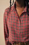 Faherty Olli Check Shirt In Grove Plaid