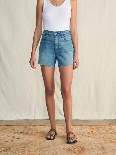 Faherty Organic Cotton Denim Short In Lakewood Wash