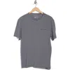 Faherty Organic Cotton Pocket T-shirt In Gray