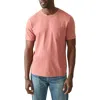 Faherty Organic Cotton Pocket T-shirt In Fall Red
