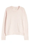 Faherty Organic Cotton Slub Sweatshirt In Peach Whip