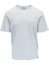 Faherty Organic-cotton T-shirt In Blue