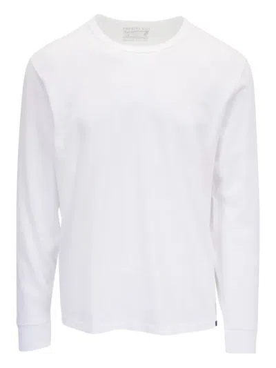 Faherty Organic Cotton T-shirt In White