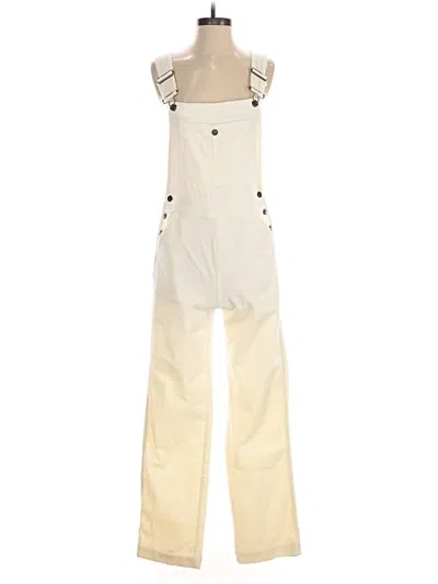 Pre-owned Faherty Overalls In Ivory