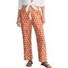 Faherty Pacific Beach Tie Waist Linen Blend Pants