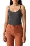 Faherty Pacific Pointelle Tank In Washed Black