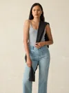 Faherty Pacific Pointelle Tank In Tradewinds