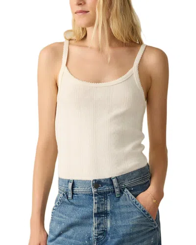 Faherty Pacific Pointelle Tank In White