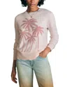 Faherty Palm Coast Cashmere Crewneck Sweater In Pink