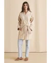 FAHERTY FAHERTY PALM SPRINGS LINEN-BLEND ROBE