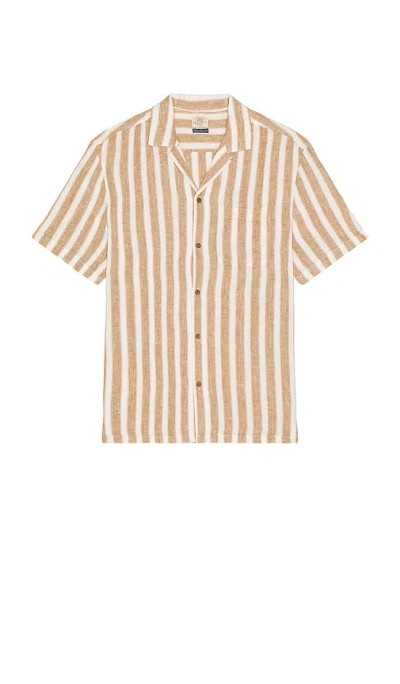 Faherty Palma Linen Camp Shirt