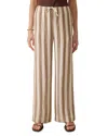 Faherty Palma Linen Drawstring Pants Cocoa Beach Stripe