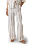 Faherty Palma Linen Stripe Drawstring Pants