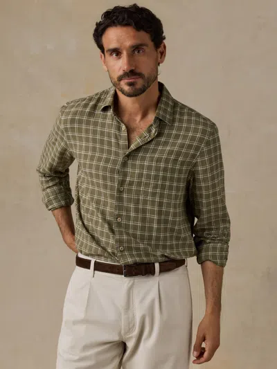 Faherty Palmetto Shirt In Forest Coast Plaid