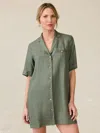 Faherty Paradise Point Dress In Thyme
