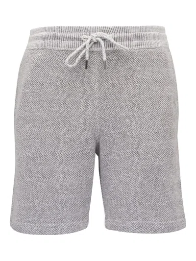 Faherty Patterned-jacquard Track Shorts