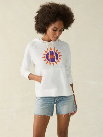 Faherty Phoenix Suns Sunwashed Organic Hoodie In White