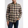 Faherty Plaid Super Brushed Stretch Flannel Button-up Shirt In Walnut Wood Plaid