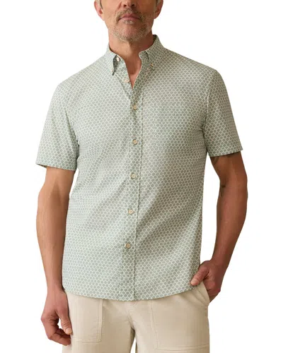 Faherty Playa Shirt In Green