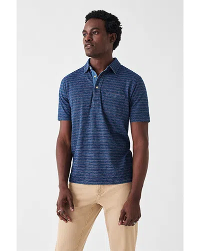Faherty Polo Shirt In Blue