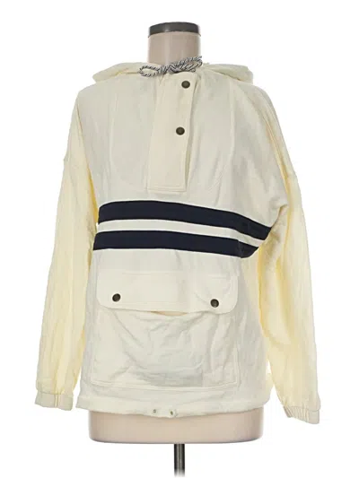 Pre-owned Faherty Poncho In Ivory