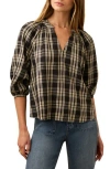 Faherty Portia Plaid Top In Multi