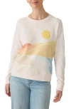 Faherty Print Slub Organic Cotton Sweatshirt