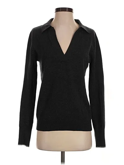 Pre-owned Faherty Pullover Sweater In Black