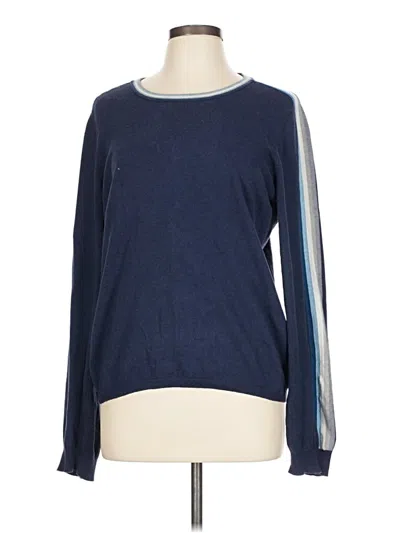 Pre-owned Faherty Pullover Sweater In Blue