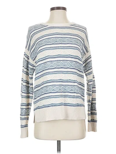 Pre-owned Faherty Pullover Sweater In Blue