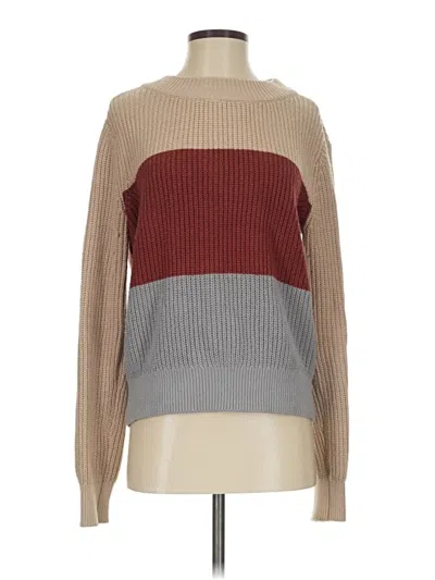 Pre-owned Faherty Pullover Sweater In Brown