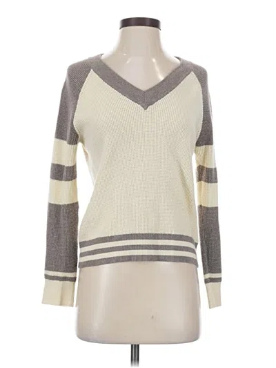 Pre-owned Faherty Pullover Sweater In Gray