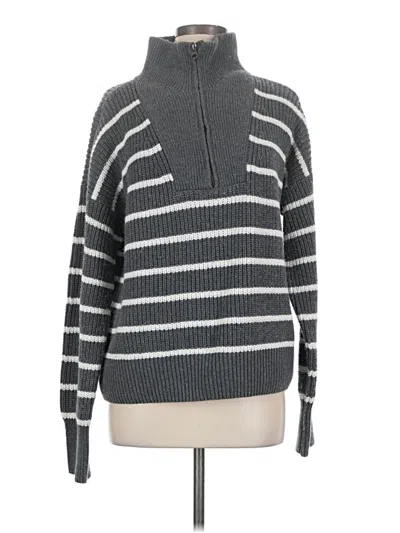 Pre-owned Faherty Pullover Sweater In Gray