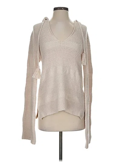 Pre-owned Faherty Pullover Sweater In Ivory