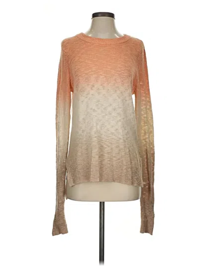 Pre-owned Faherty Pullover Sweater In Orange