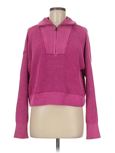 Pre-owned Faherty Pullover Sweater In Pink