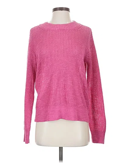 Pre-owned Faherty Pullover Sweater In Pink