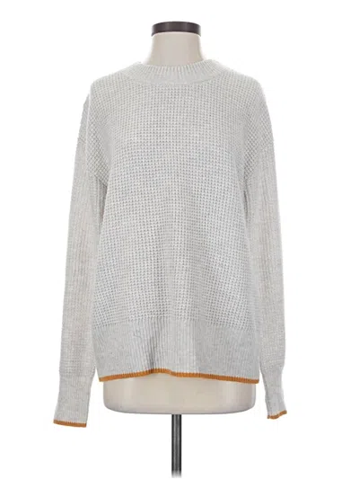 Pre-owned Faherty Pullover Sweater In Silver