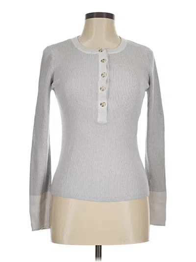 Pre-owned Faherty Pullover Sweater In Silver