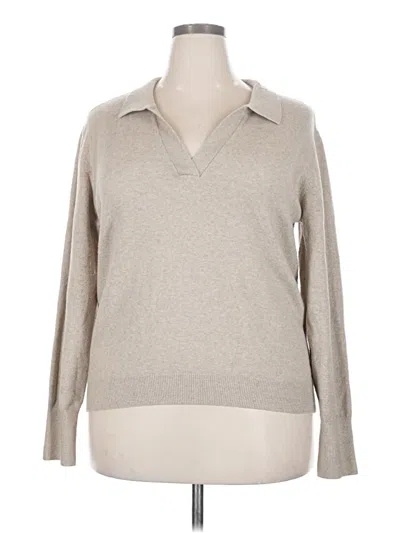 Pre-owned Faherty Pullover Sweater In Tan