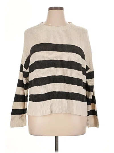 Pre-owned Faherty Pullover Sweater In Tan
