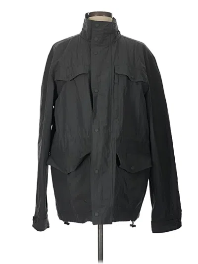 Pre-owned Faherty Raincoat In Black