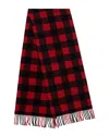 Faherty Recycled Cashmere Plaid Scarf In Black